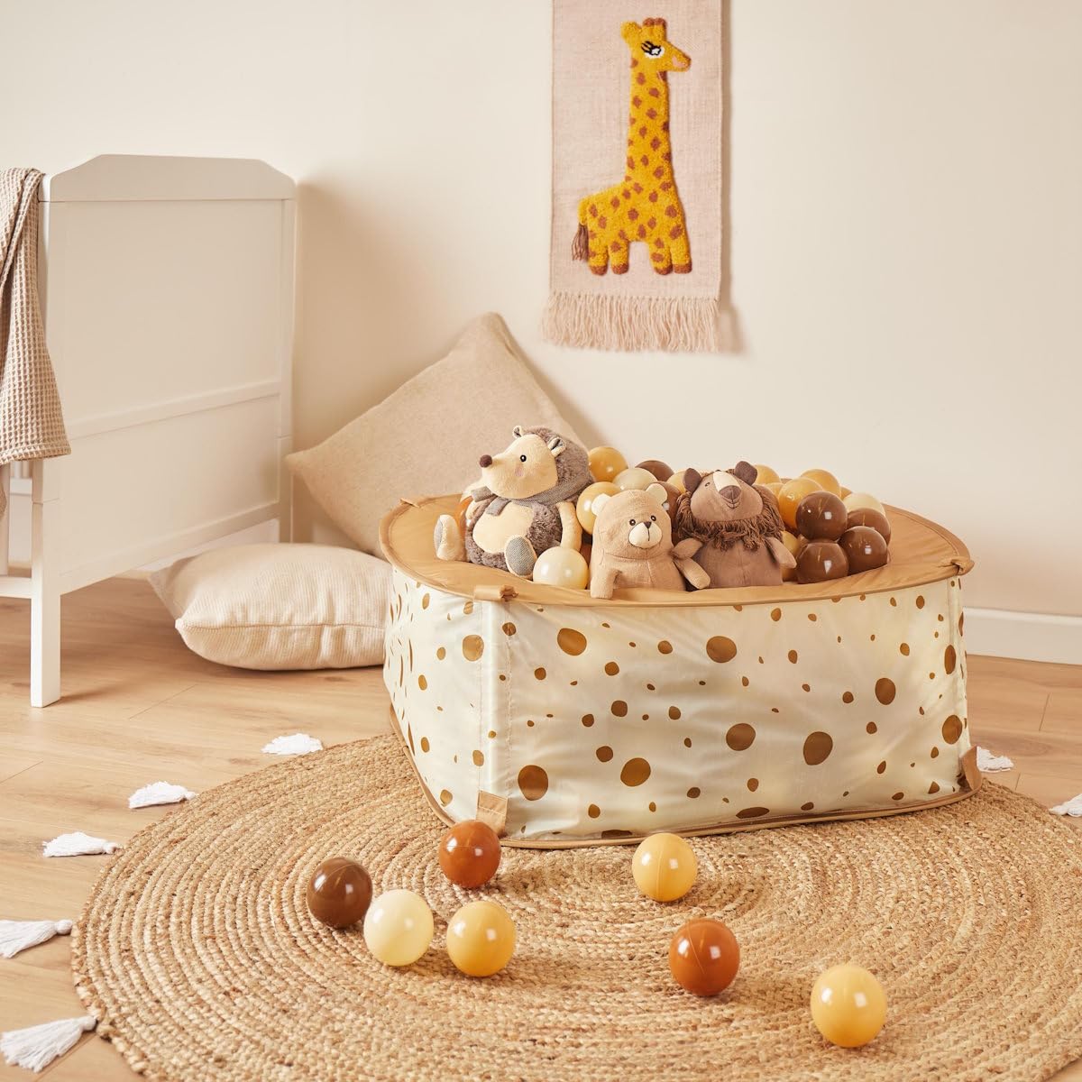 Bieco Balls for Ball Pit Chocolate Bliss | 100 pieces | Colorful Balls | Ball Pit Kids | Ball Pit Baby | Ball Pit | Ball Pit Balls | Baby Ball | Kids Ball | Outdoor Games
