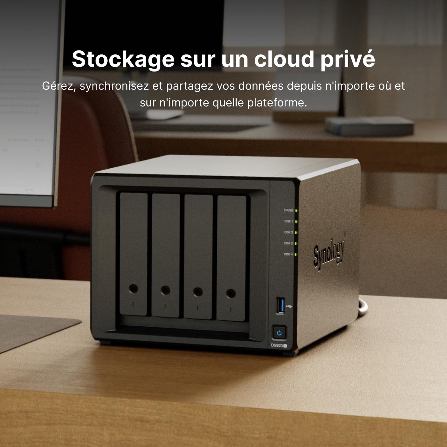Synology DS923+ 4 Bay Desktop NAS Ryzen R1600 Dual-Core