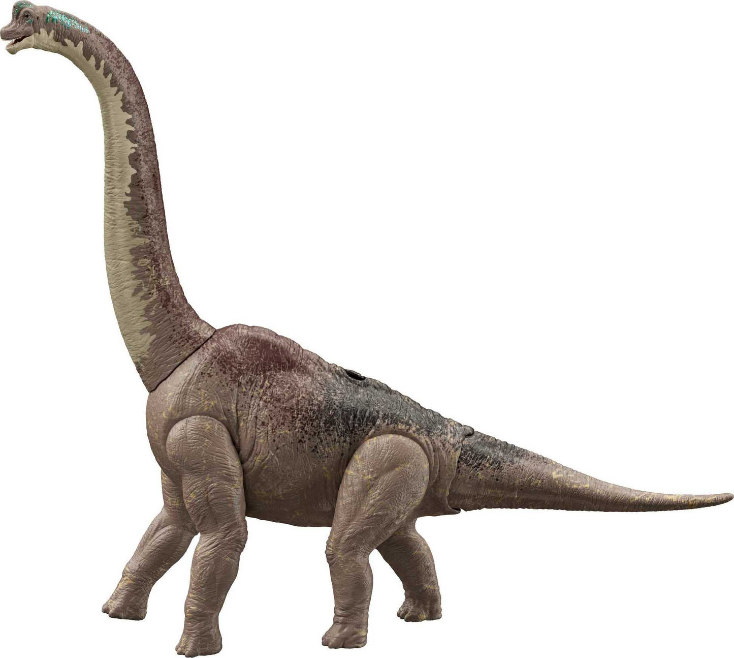 Jurassic World HFK04 - A new era Brachiosaurus dinosaur action figure, 81 cm, toy gift, physical and digital fun.