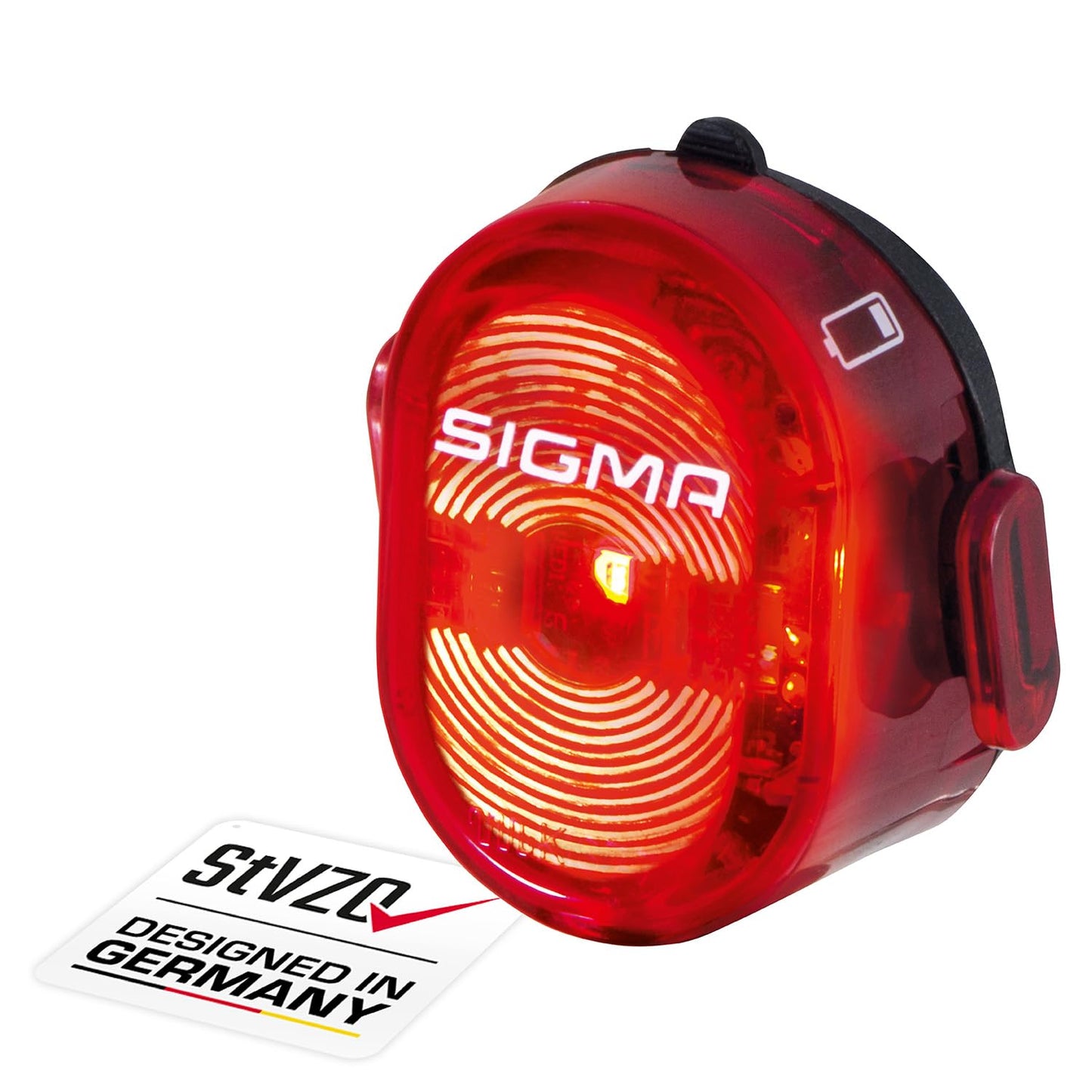 SIGMA Bike Light Set Aura 60 USB/Nugget II | StVZO approved, battery-powered front light and rear light