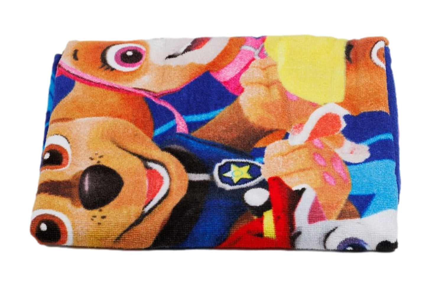 Theonoi children's towel, bath towel, beach towel, and shower towel for girls and boys. 100% cotton, 70x140 cm (Paw Pals).