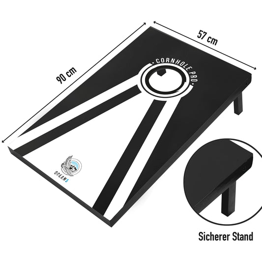 Ocean 5 Cornhole Pro | Original Sackhole Game | The classic from the USA | Outdoor cornhole game | Toss game for kids and adults including cornhole bags | Fun outdoor party games