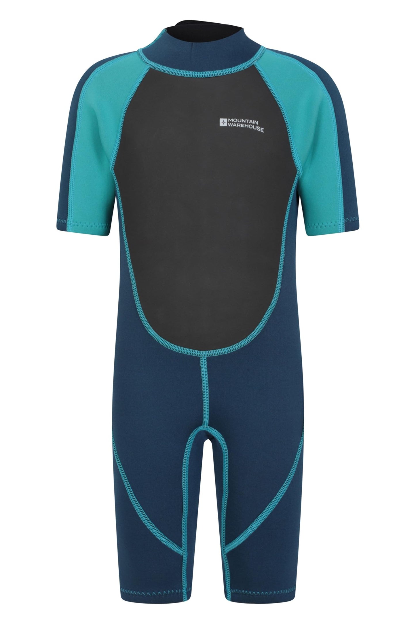 Mountain Warehouse Shorty Junior Wetsuit Aqua Kids 116 EU (5-6 years)