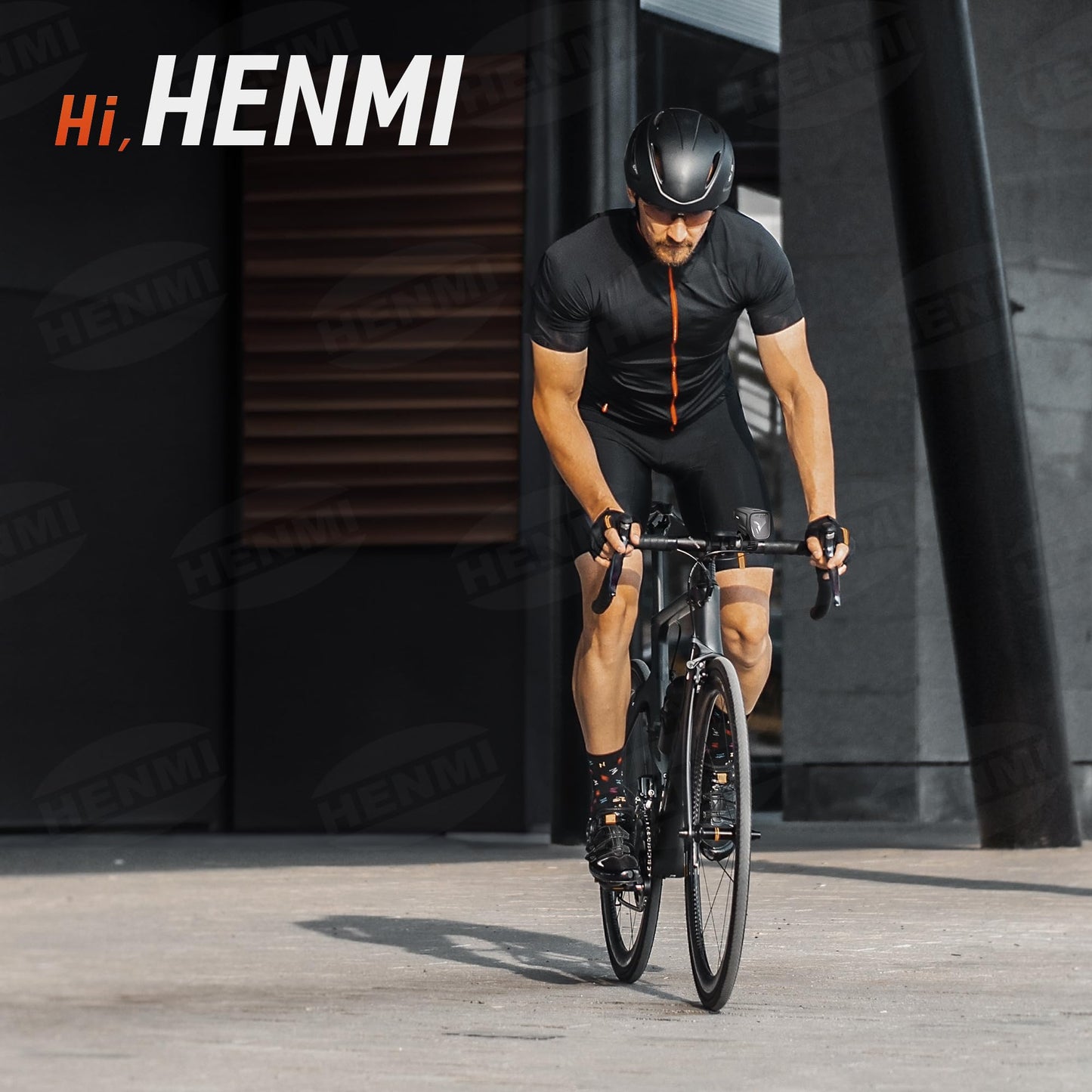 HENMI LED front bike light 100 LUX, StVZO approved front bike lamp, IPX5 waterproof bike light USB Type C with low battery warning and 3 brightness modes bike light.