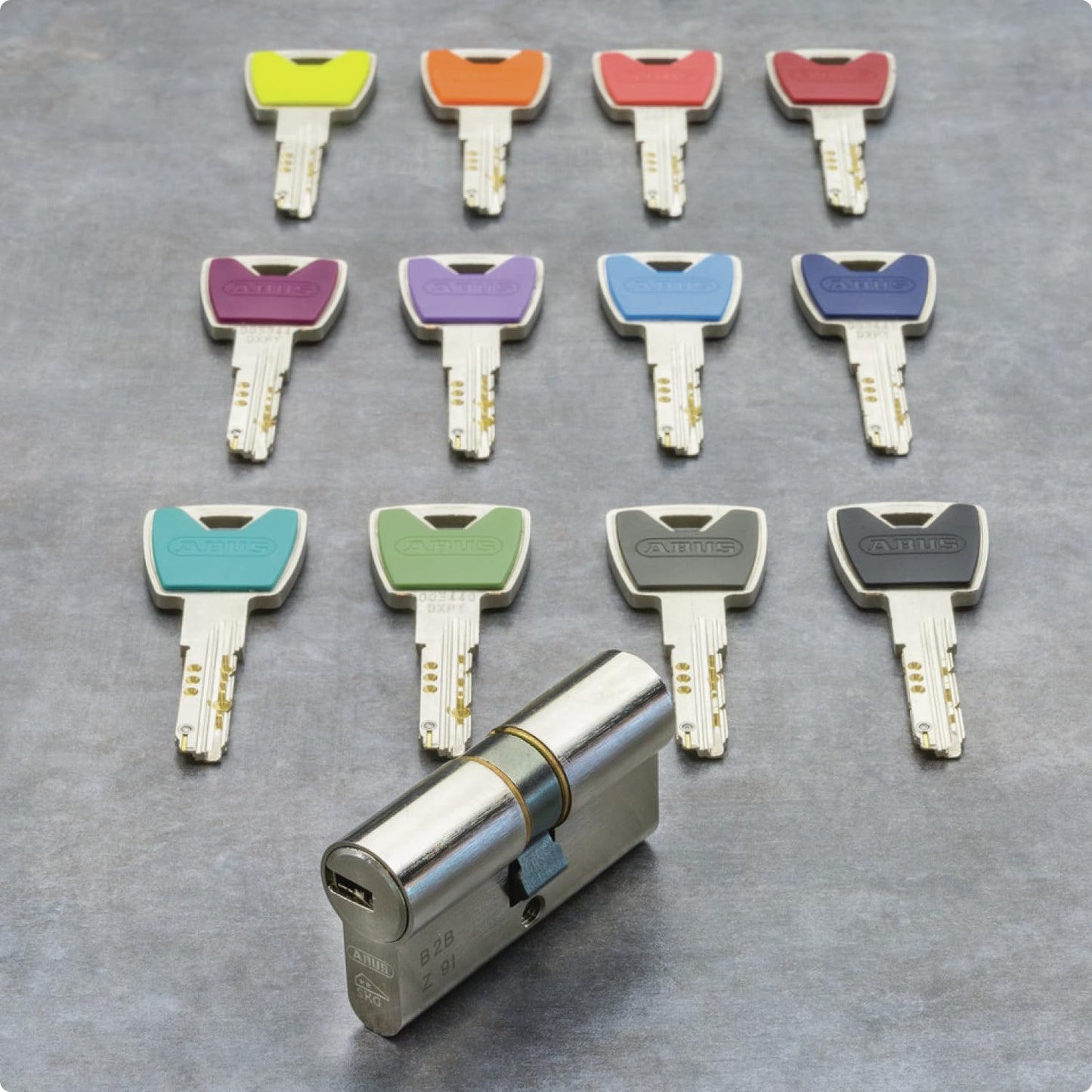 ABUS profile cylinder XP20SN 35/40 including security card & 3 keys, 73728 Nickel.