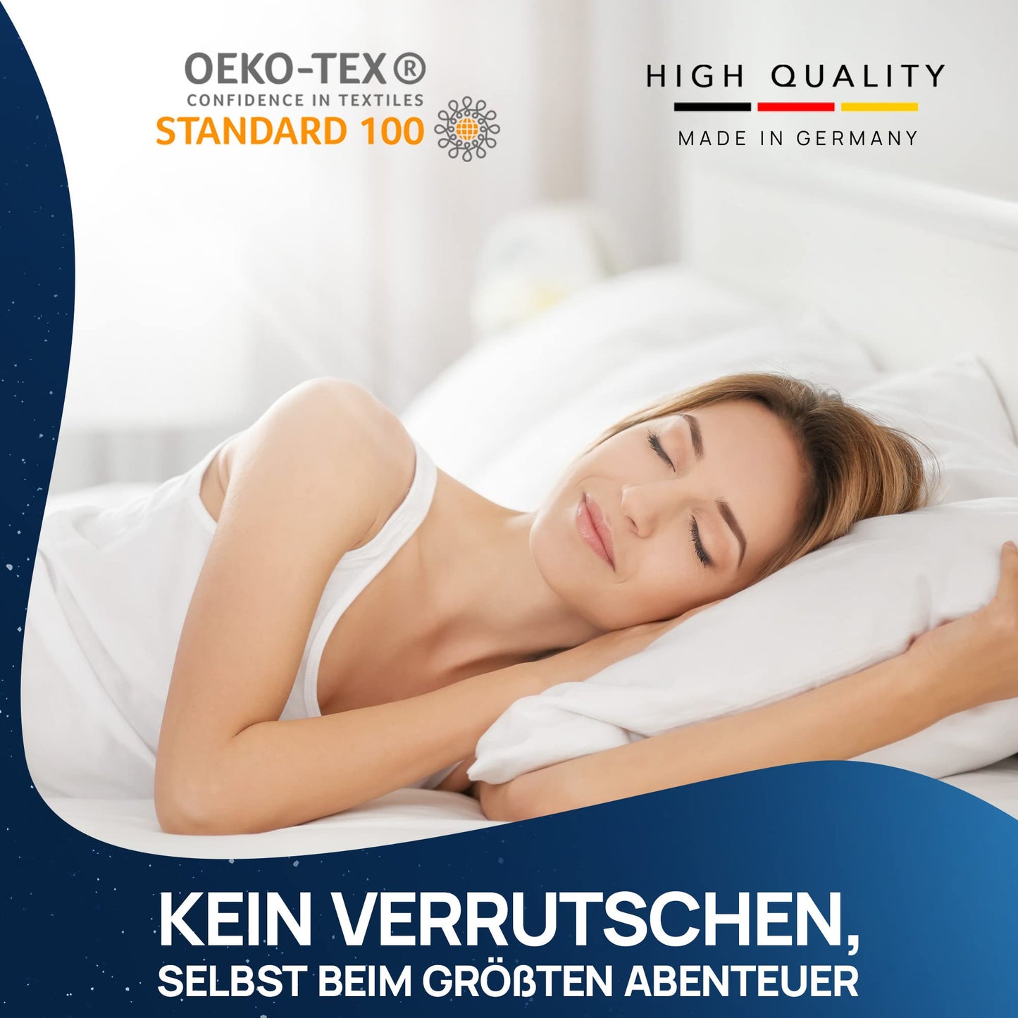 LILENO HOME Non-Slip Mat for Box Spring Bed (160 x 200 cm) | Non-Slip Mat for Mattresses | Non-Slip Mat for Box Spring Bed | Also suitable as a carpet stopper
