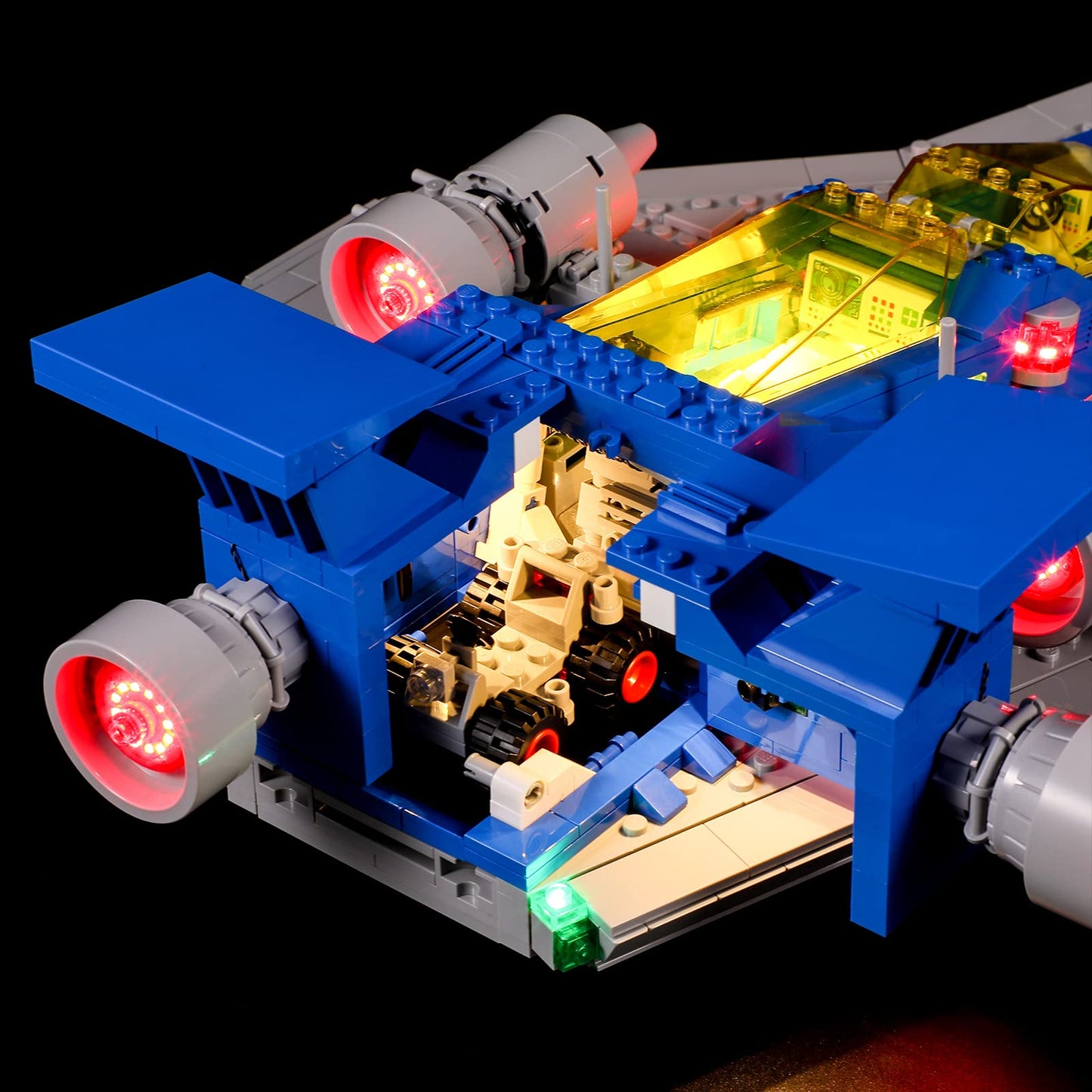 BRIKSMAX 10497 LED light for Lego Discovery Spaceship - Compatible with Lego bricks model - Without Lego set.