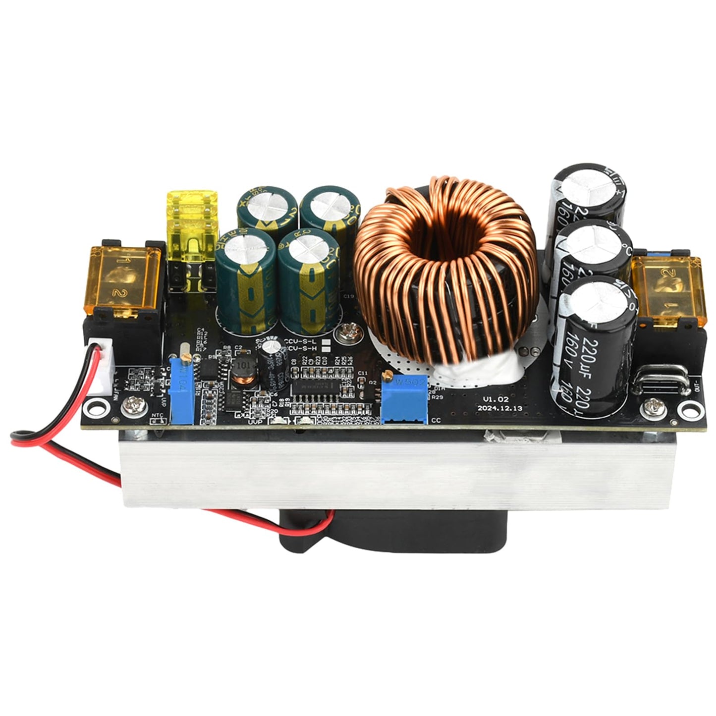 Aideepen Step Up Converter, 1800W 40A DC-DC Boost Converter, adjustable constant voltage and constant current 14-85V to 14-120V