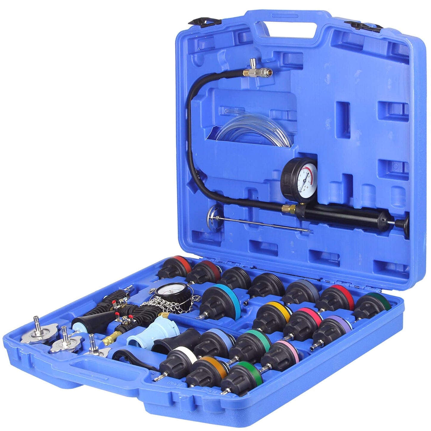 BandelOne includes cooling system filling tool, bleeding tool, pressure tester, pressure testing adapter, and 28 pieces in total.