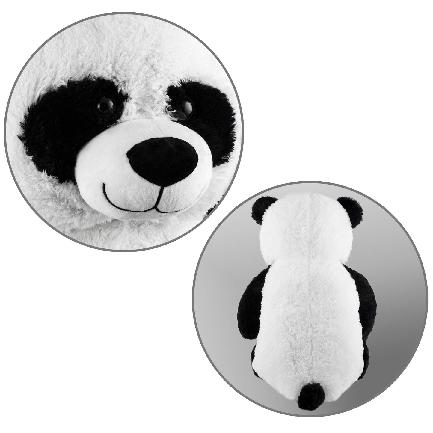 BRUBAKER XXL Panda 100 cm large plush toy stuffed animal teddy bear