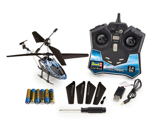 Revell Advent Calendar I RC Helicopter I 24 days of building and flying fun I Highly detailed RC helicopter with 3CH GHz remote control I Realistic flight characteristics I Ideal for beginners and professionals