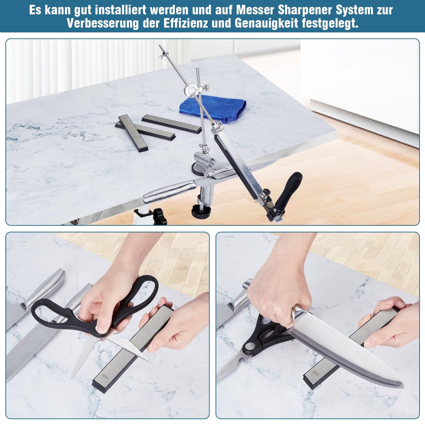 Image sharpening stone set 8 pieces diamond whetstone with grit 120/240/400/600/1000/1500/2000/3000 whetstone knife sharpener accessory for kitchen