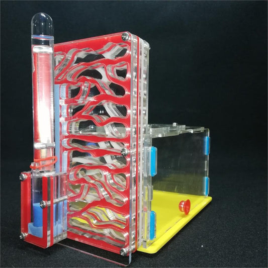 Ant farm T-figure for ants, insects, villa mania for pets, for ants (RED)
