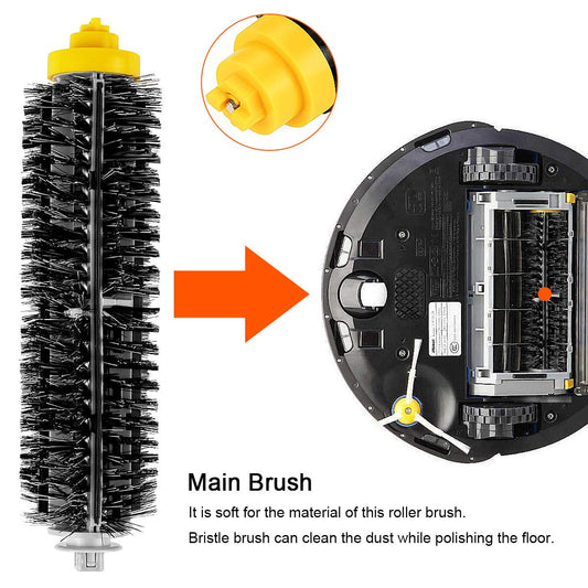 ABClife Roomba Replacement Parts Accessories for iRobot Roomba 790 782 780 776 774 772 770 760 700 Series 23 piece Brushes Filter Replacement Set (23 in 1)