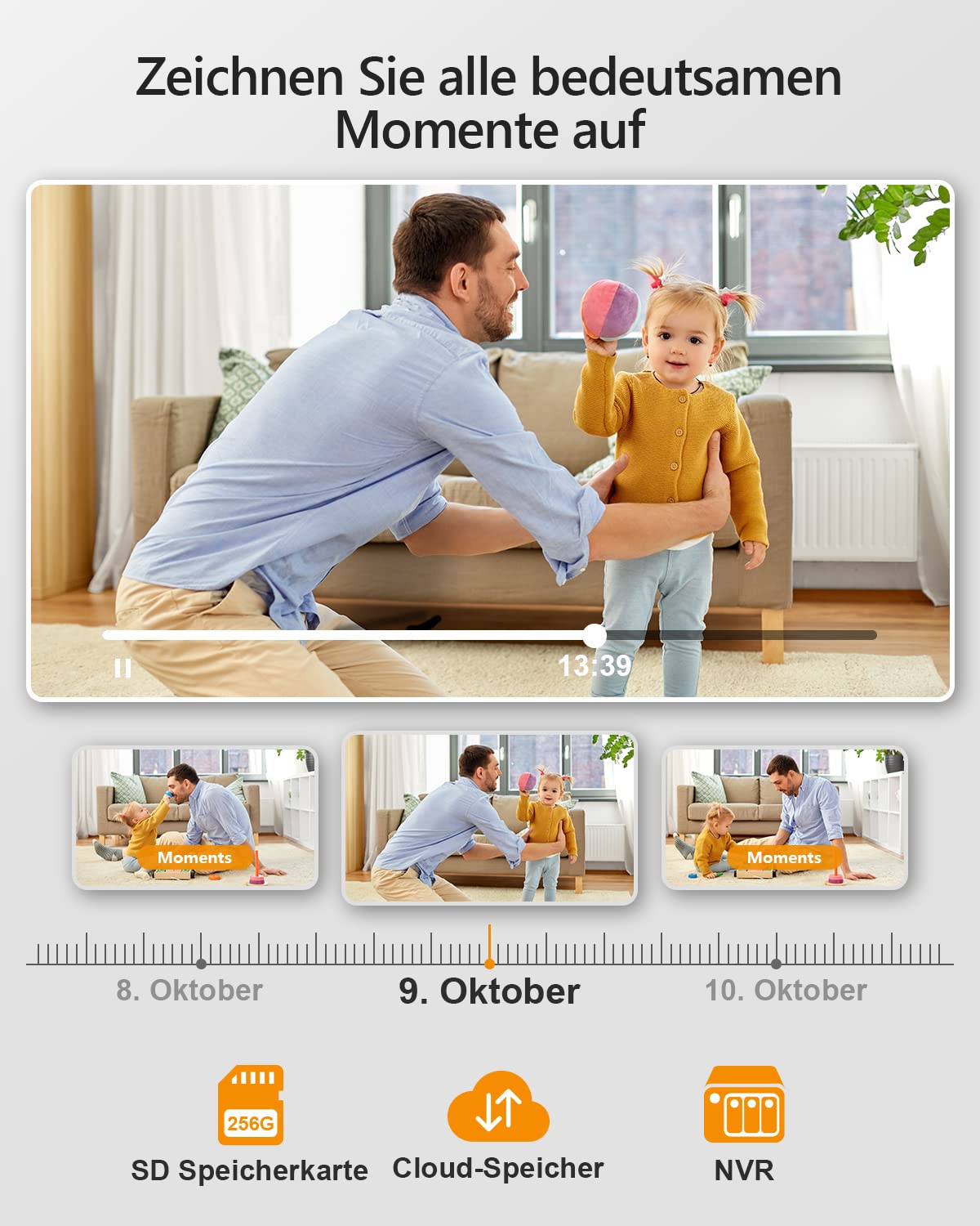 Imou indoor surveillance camera, 1080P WiFi camera with 360-degree rotation for pet/baby monitoring, featuring AI person detection, night vision, Alexa compatibility, Ranger 2.
