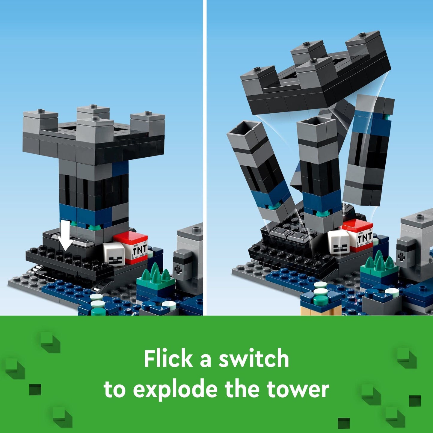 LEGO® Minecraft 21246 The Duel in the Darkness