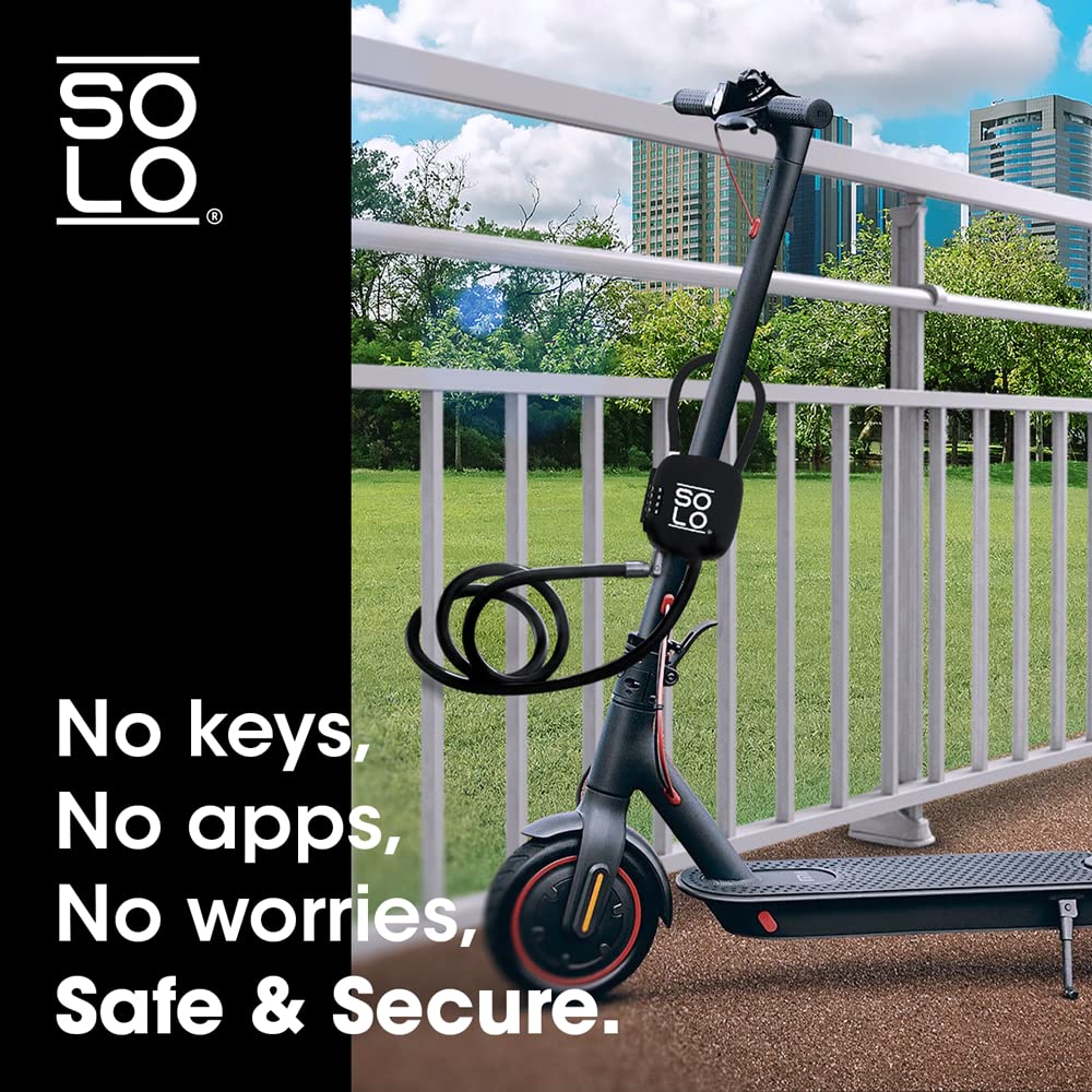 SCOOT LOCK SINGLE Portable Anti-Theft Electric Scooter, Bike Lock - New reinforced security for Xiaomi Ninebot Pure Electric Bird 8TEV Reid Inokim Razor (Chestnut Brown)