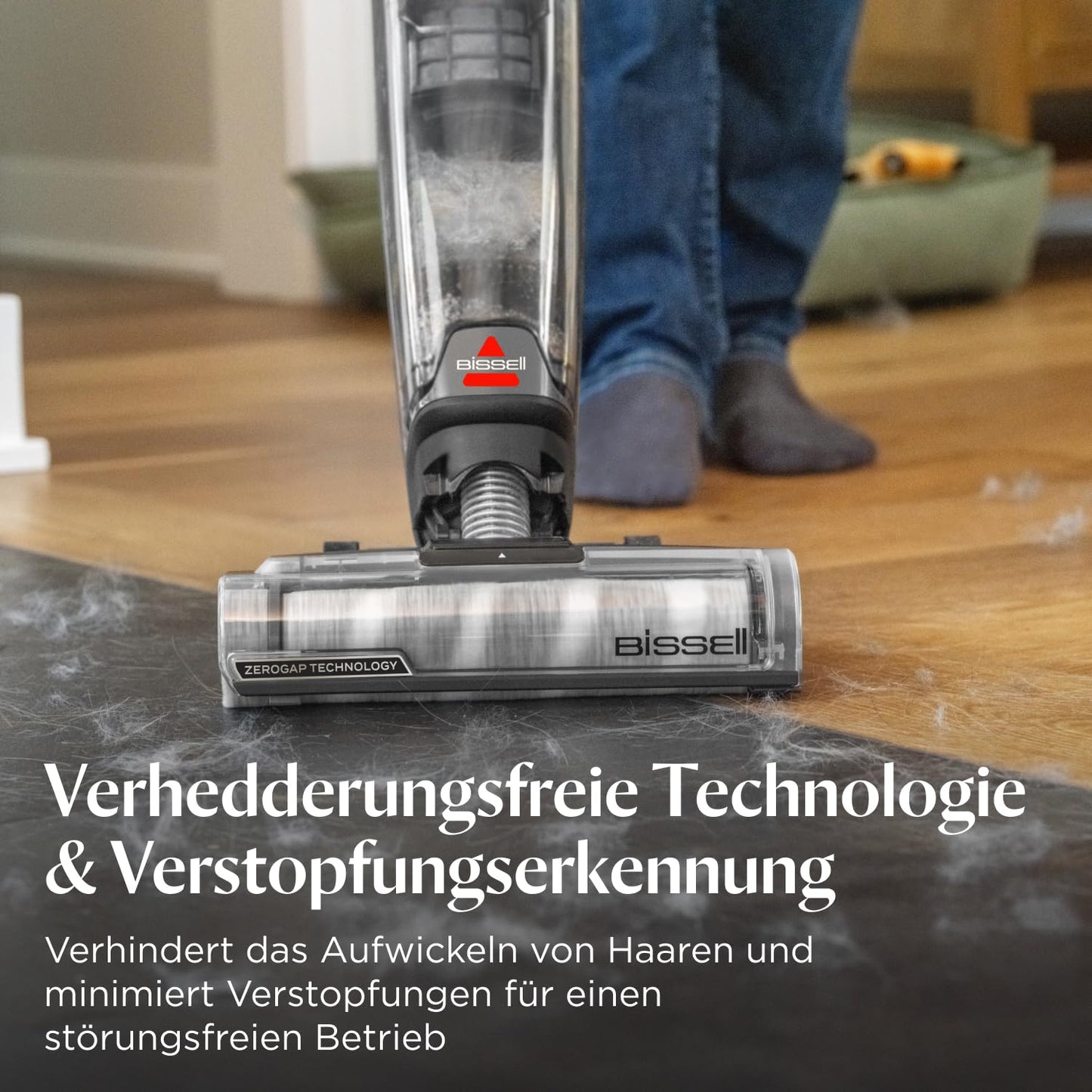 Bissell CrossWave OmniForce Edge, Cordless Wet/Dry Vacuum, Clean & Vacuum in One or just Vacuum Mode, Wet Vacuum with ZeroGap Technology, Carpet Cleaner, 240m² Multiple Surface Cleaning, 4017N