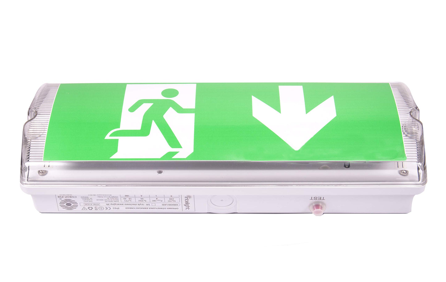 IP 65 LED continuous light emergency light emergency lighting emergency exit exit light emergency light exit EXIT (continuous light IP65)