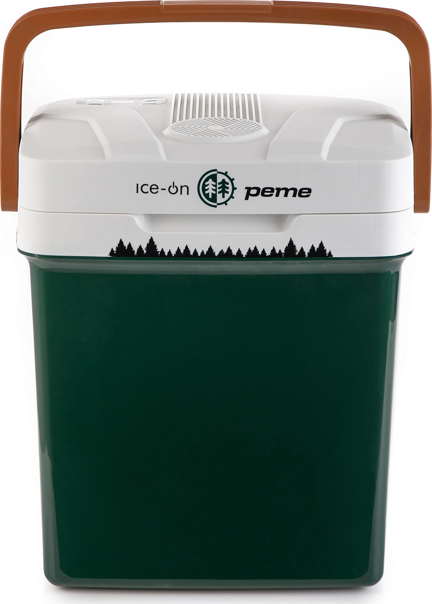 peme Essential Auto Cooler 22.9L - Electric cooling and heating box, Dual power 12V & 230V, Eco mode, USB charging function, secure lid locking, for car, boat, camping.