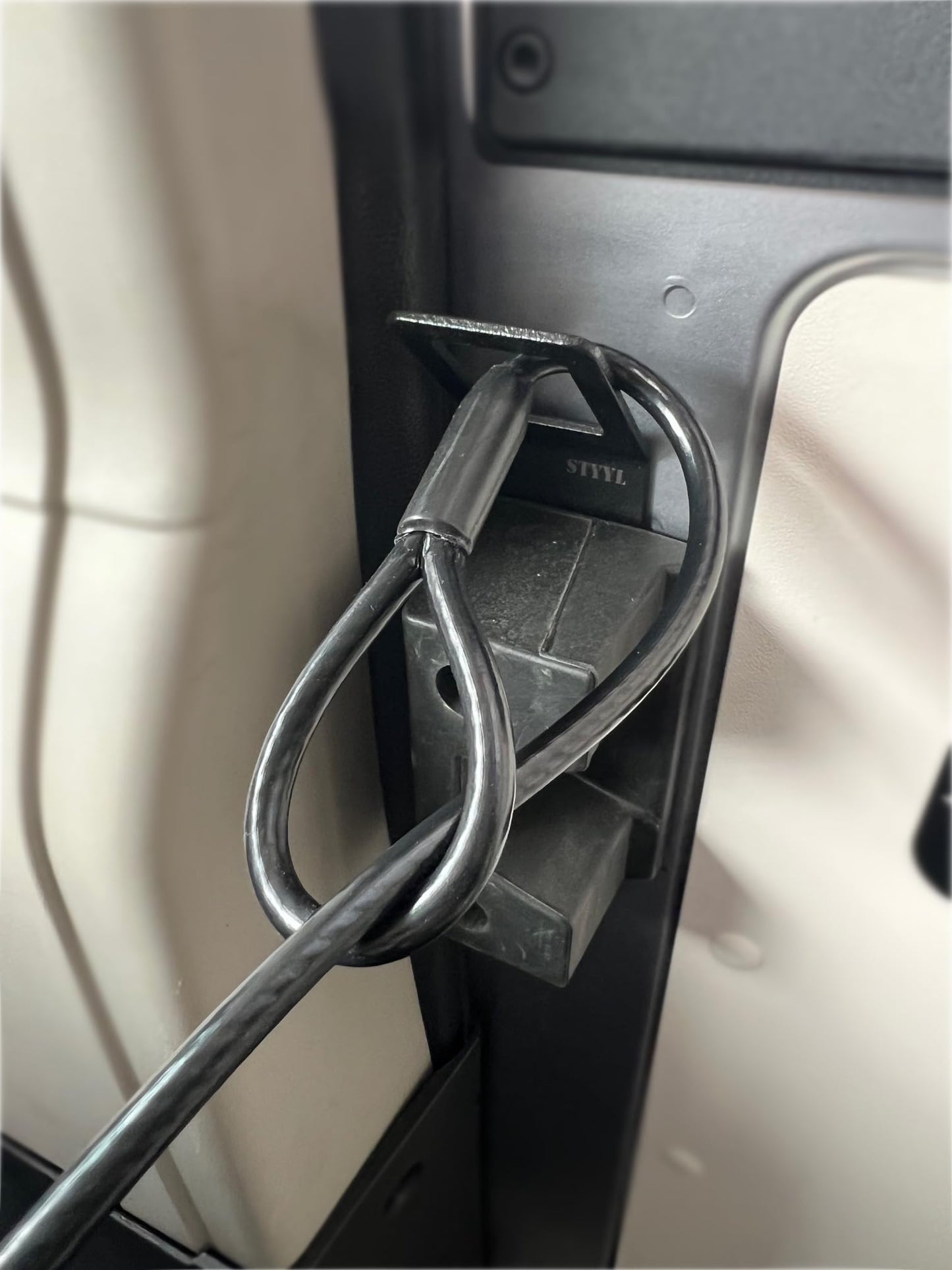 STYYL Slide-Y-Lock is the additional security lock for sliding doors, suitable for the Ducato, Jumper, and Boxer vans.