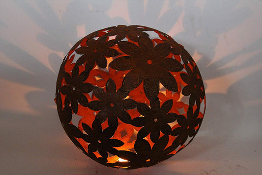 Bornhöft rust ball made of metal and iron for garden decoration (40cm)