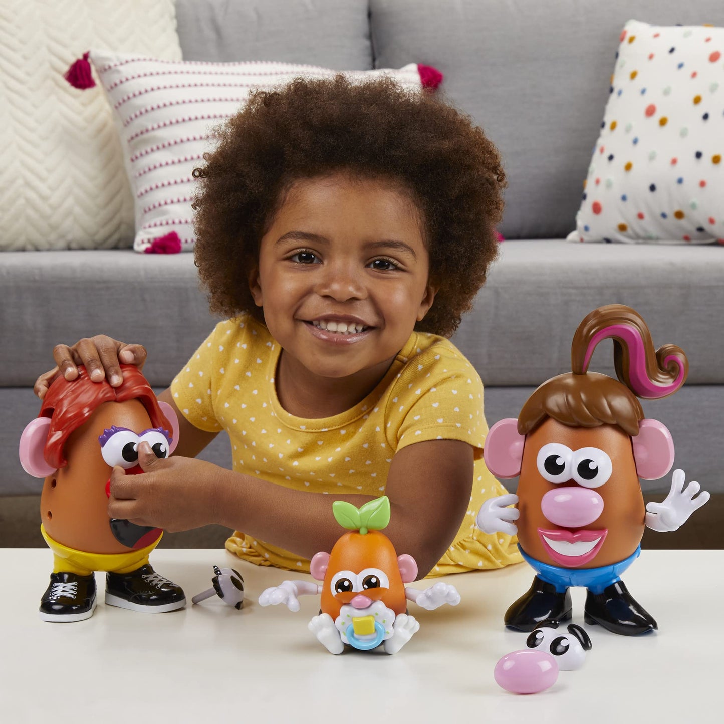 Potato Head My Little Pony Family, toy for kids ages 2+, 45 pieces for fun potato head family.