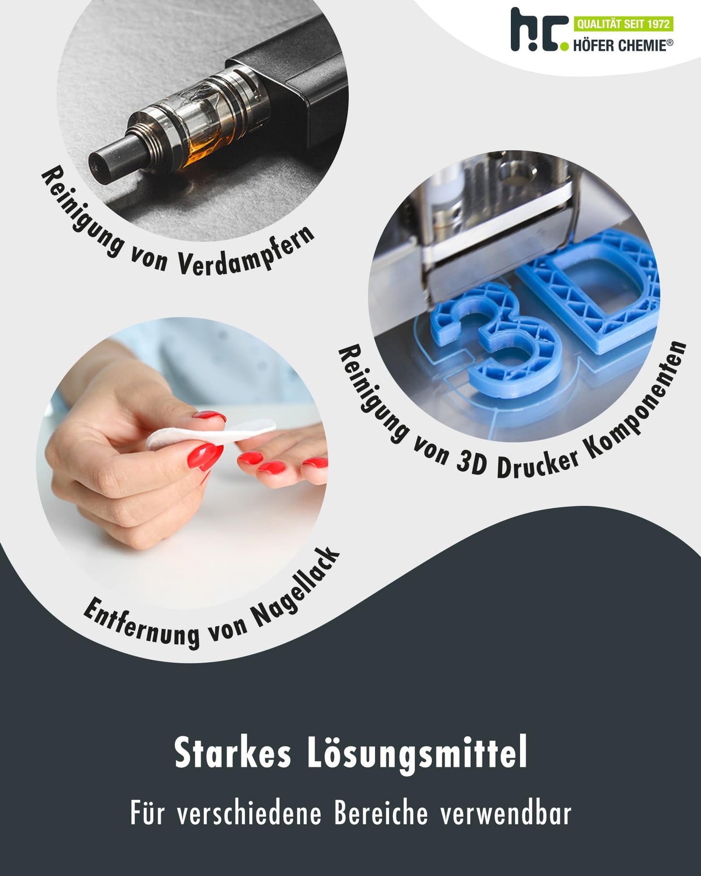 5L Isopropanol 99.9% IPA by Höfer Chemie freshly filled in a convenient 5L canister - perfect as a solvent and grease remover.