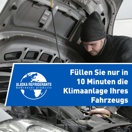 Vehicle refrigerant air conditioning top up HC134A replacement gas 2x bottle for cars.