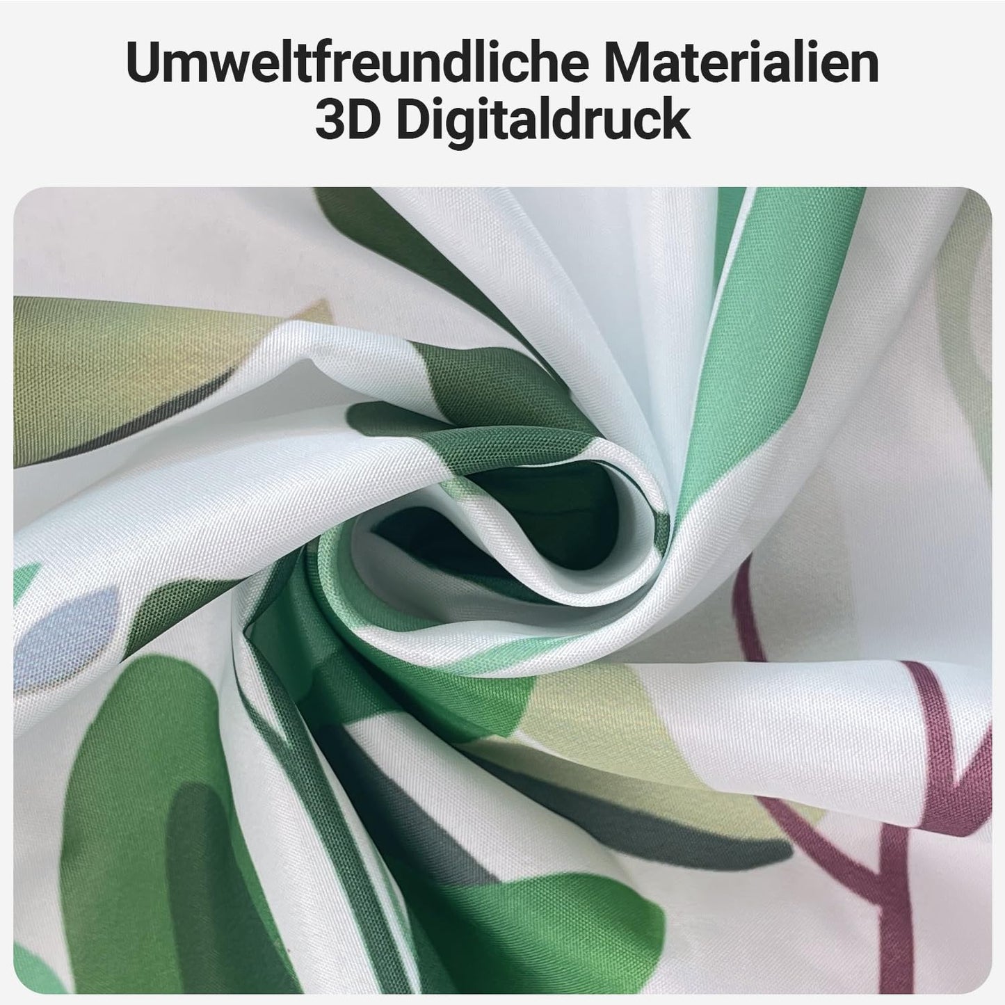 Lerores shower curtain 180x180 anti-mold textile shower curtains, leaf waterproof, weighted hem, washable, fabric shower curtain for bathroom and bathtub with 12 hooks.
