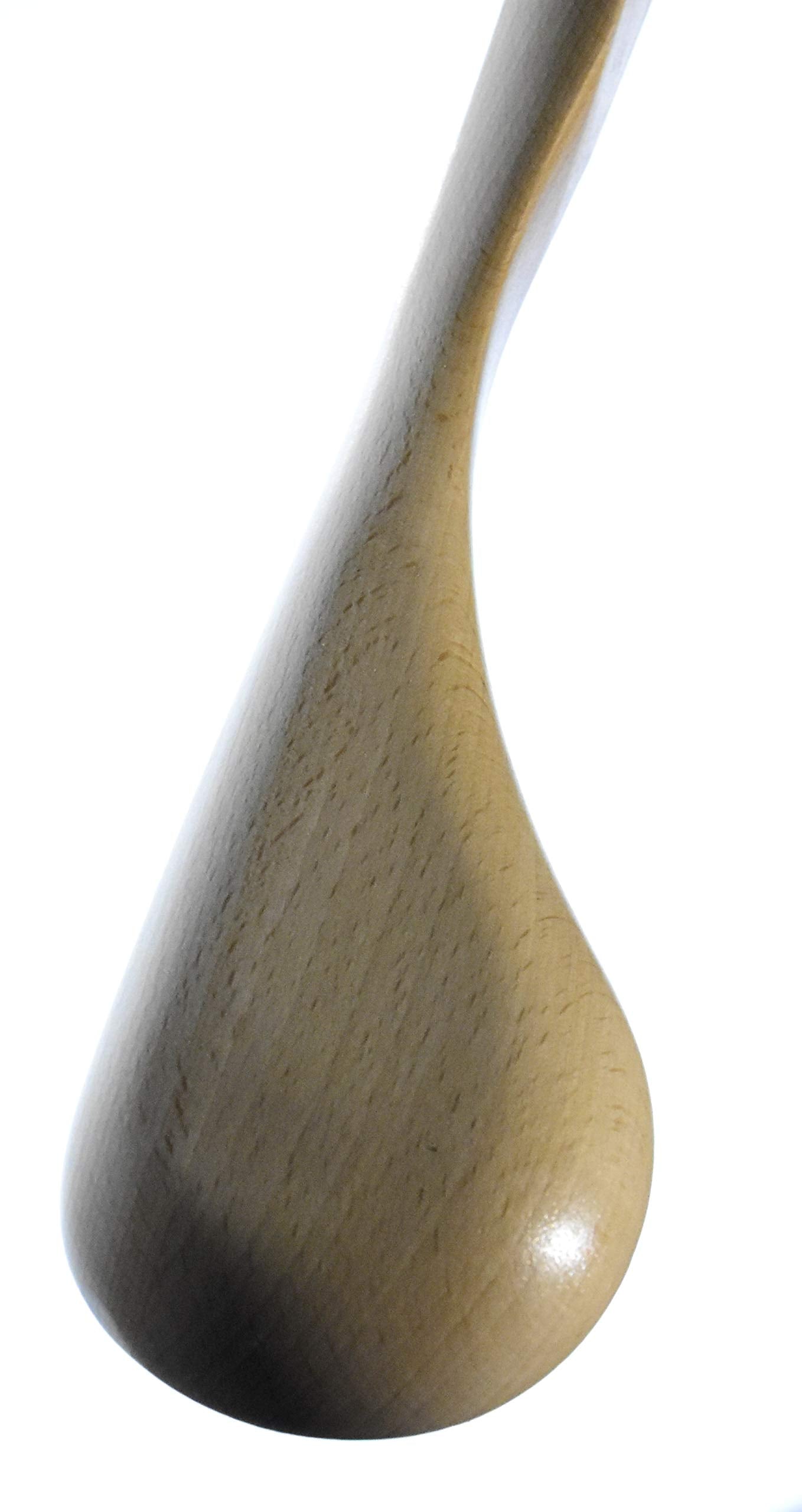 Hagspiel beechwood hangers, shoulder hangers, wooden hangers for wardrobe, Made in Austria (natural finish, exclusive beech 6.5 cm)