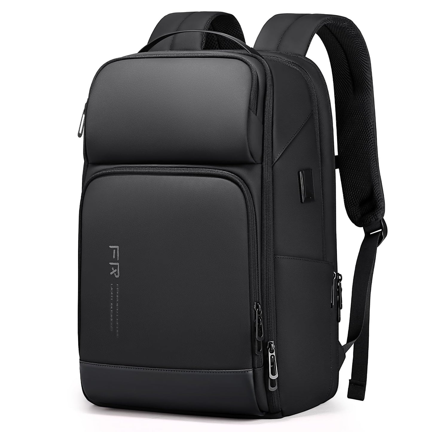 FENRUIEN Expandable Laptop Backpack Business Backpack Men Laptop Bag 17 Inch for Men and Women Girls Teenagers with Laptop Compartment USB Charging Port Backpack