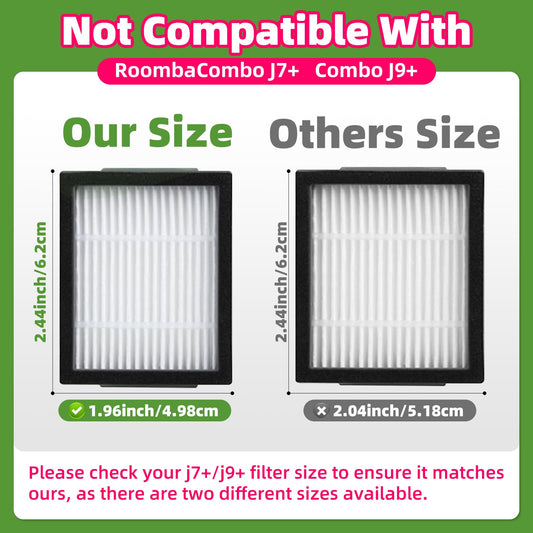 LOVECO 26 Piece Replacement Parts Compatible with iRobot Roomba E Series, i7, i7+, i3, i3+, i1, i1+, i2, i4, i5, i5+, i6, i8, i8+, j7, j7+, j8, j8+, j6, j6+, j5, j5+, E5, E6. Includes 4 sets of rubber brushes, 8 filters, and 8 side brushes.