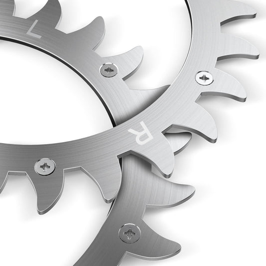 Spikes for robotic mower traction enhancement for Worx S/M - wheel size 205mm - 12x stainless steel screws - traction enhancement for robotic mowers