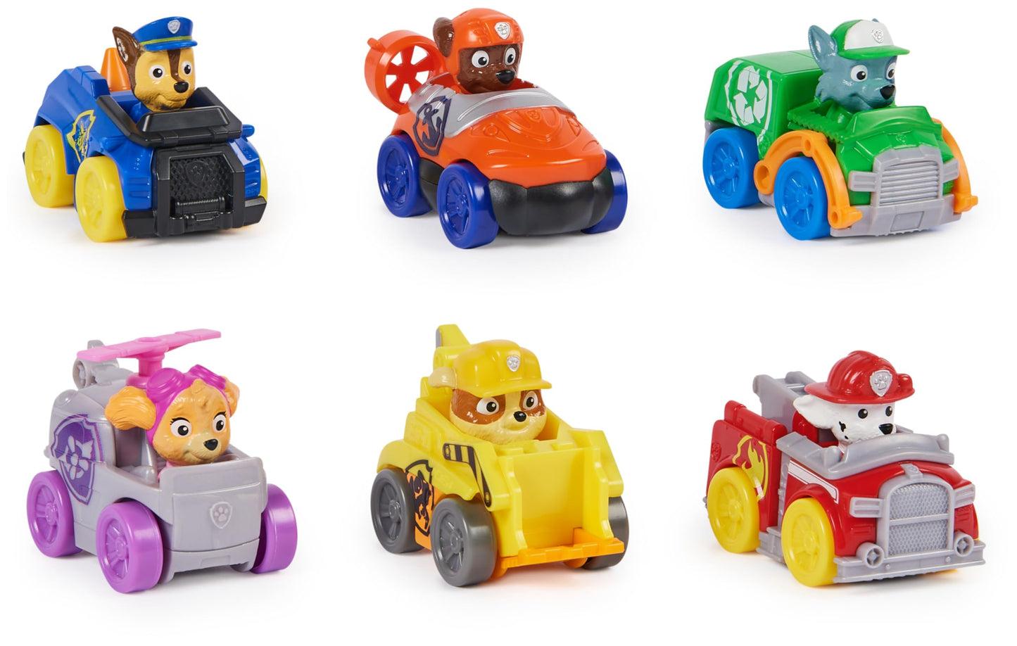PAW PATROL Pup Squad Racers - 6-piece vehicle gift set, suitable for children aged 3 years and older
