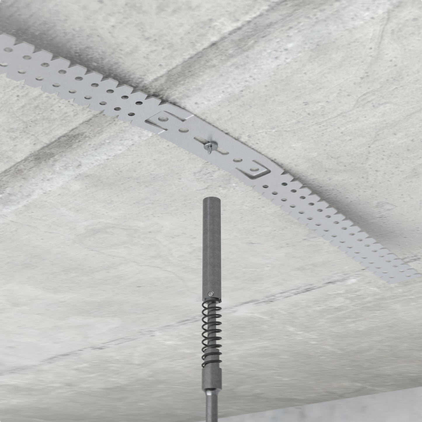 Specialist Drywall Framing Tool Set includes x2 SPACER (40cm), x2 FAST INSTALL drywall magnet, and x1 HAMER - screwdriver for installing metal frames in drywall ceilings.