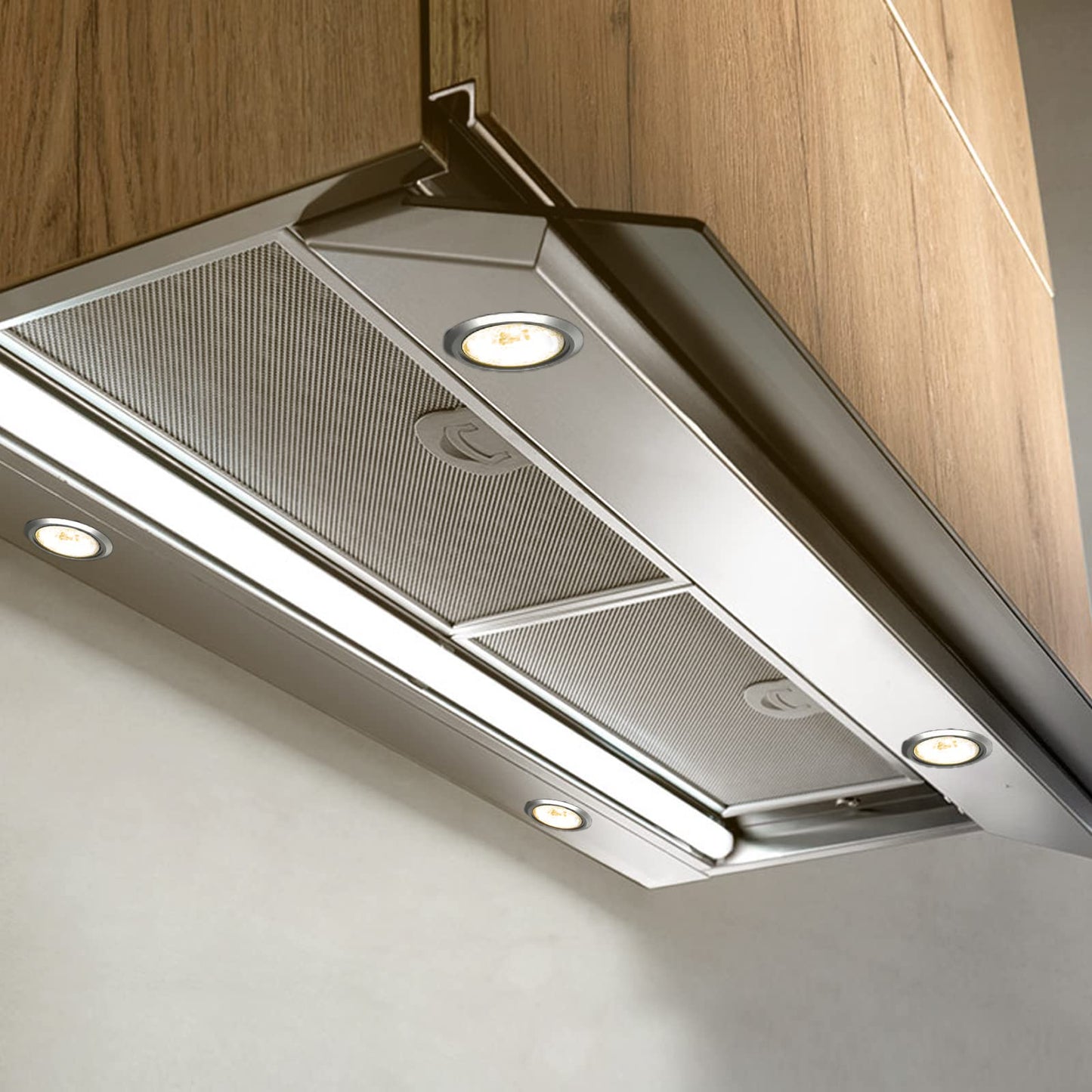 URing 6-pack LED recessed lights 12V Dimmable 3.5W 3000K Warm White, recessed lights flat 12V 300LM borehole 55-58mm and 15mm flat, furniture recessed lights LED spotlights for motorhomes caravans boats