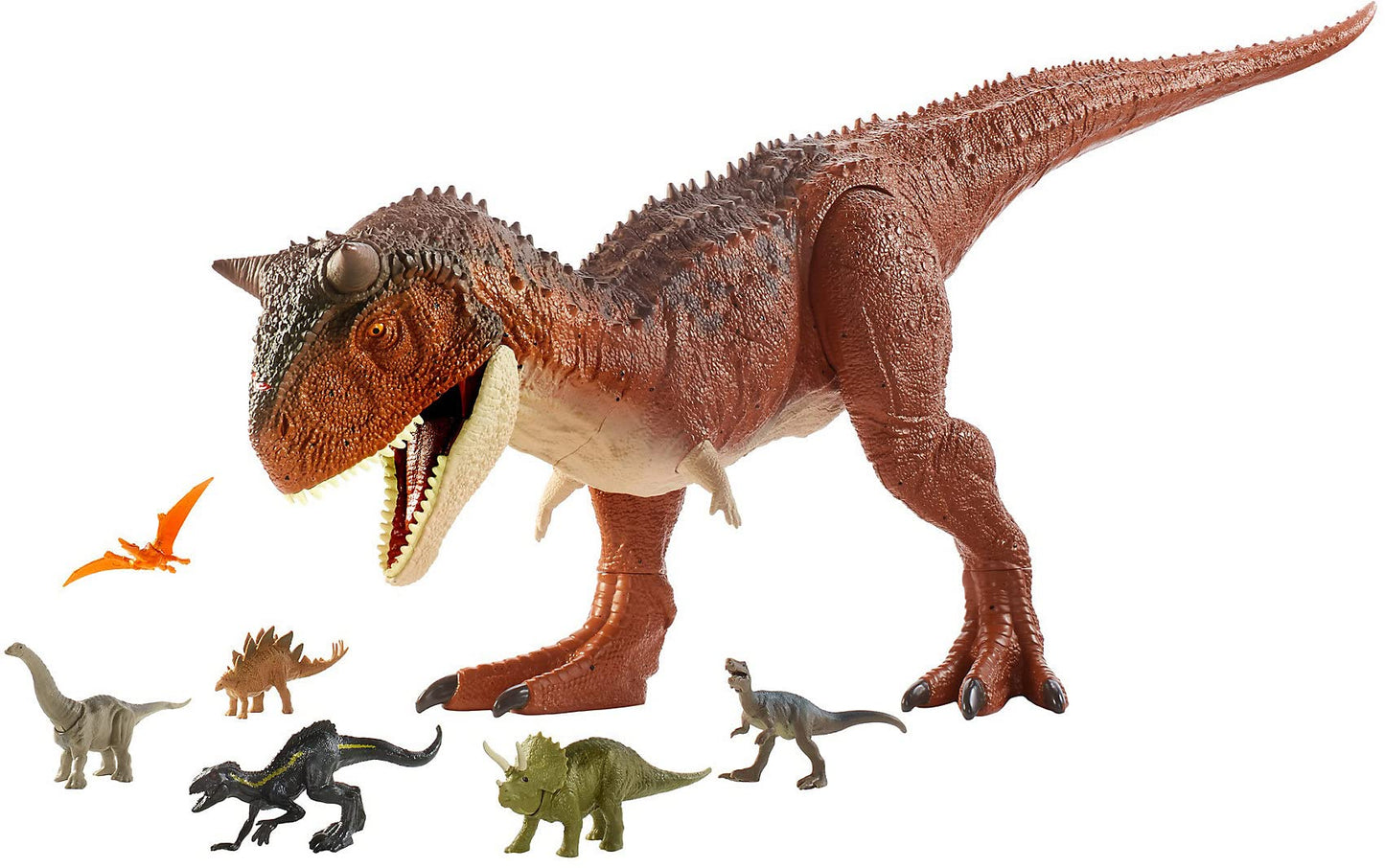 Jurassic World HBY86 - Giant Dino Carnotaurus Toro Dinosaur Action Figure, Dinosaur Toy for ages 4 and up.