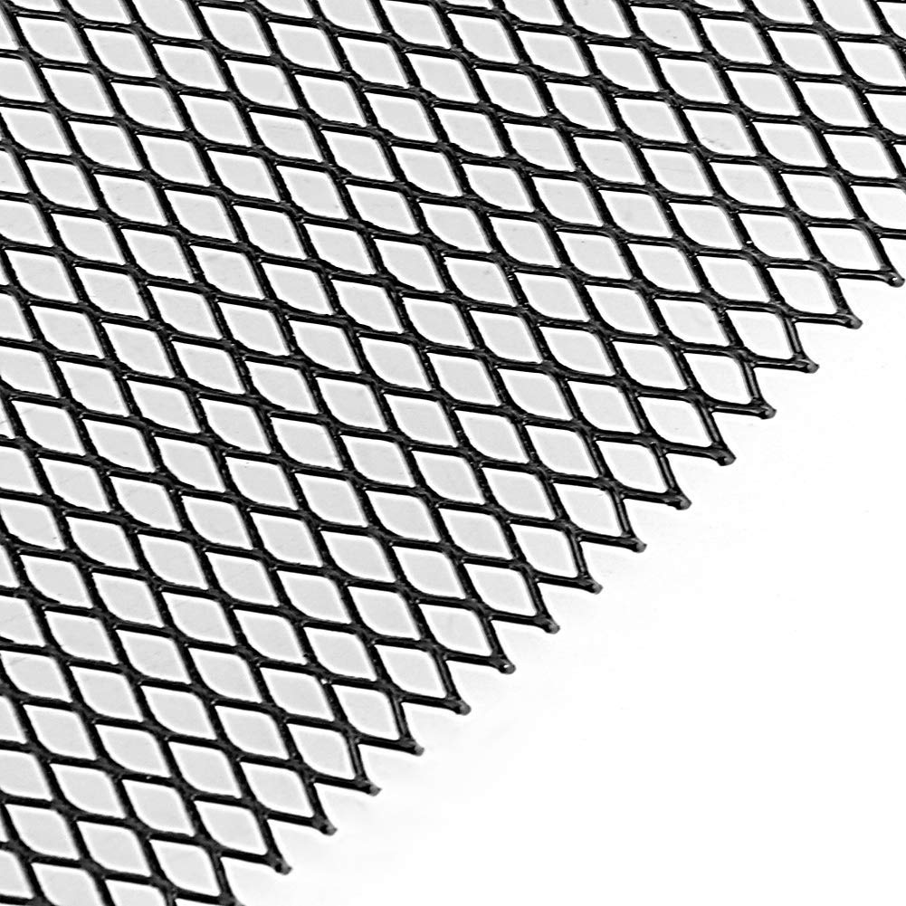 3 x 6 mm radiator grille for bumper, 100 x 33 cm, aluminum alloy, universal grid, body grid, radiator grille, car grid, mesh