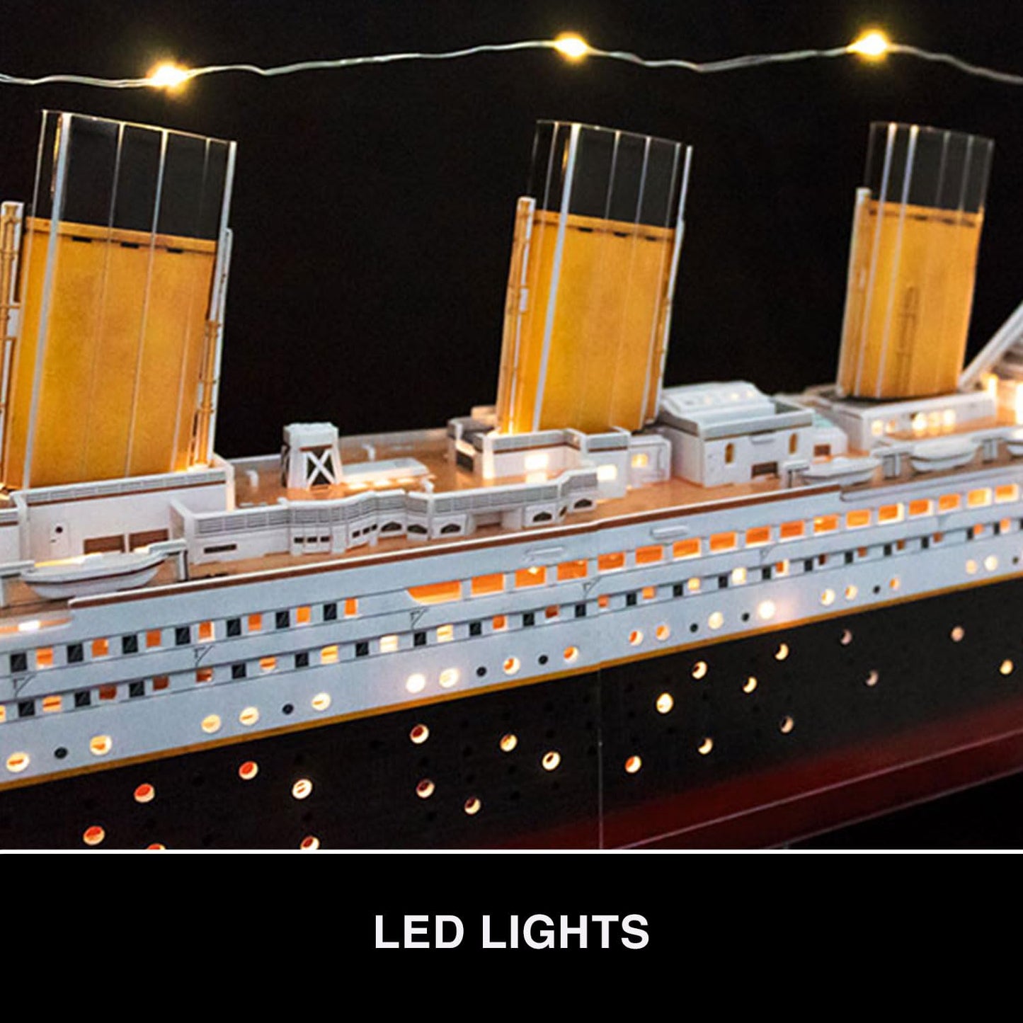 3D Puzzle Kids - Titanic Model | 3D Puzzle Adults | Titanic Toy | Gift for Kids Ages 8+ | 266 Pieces | DIY