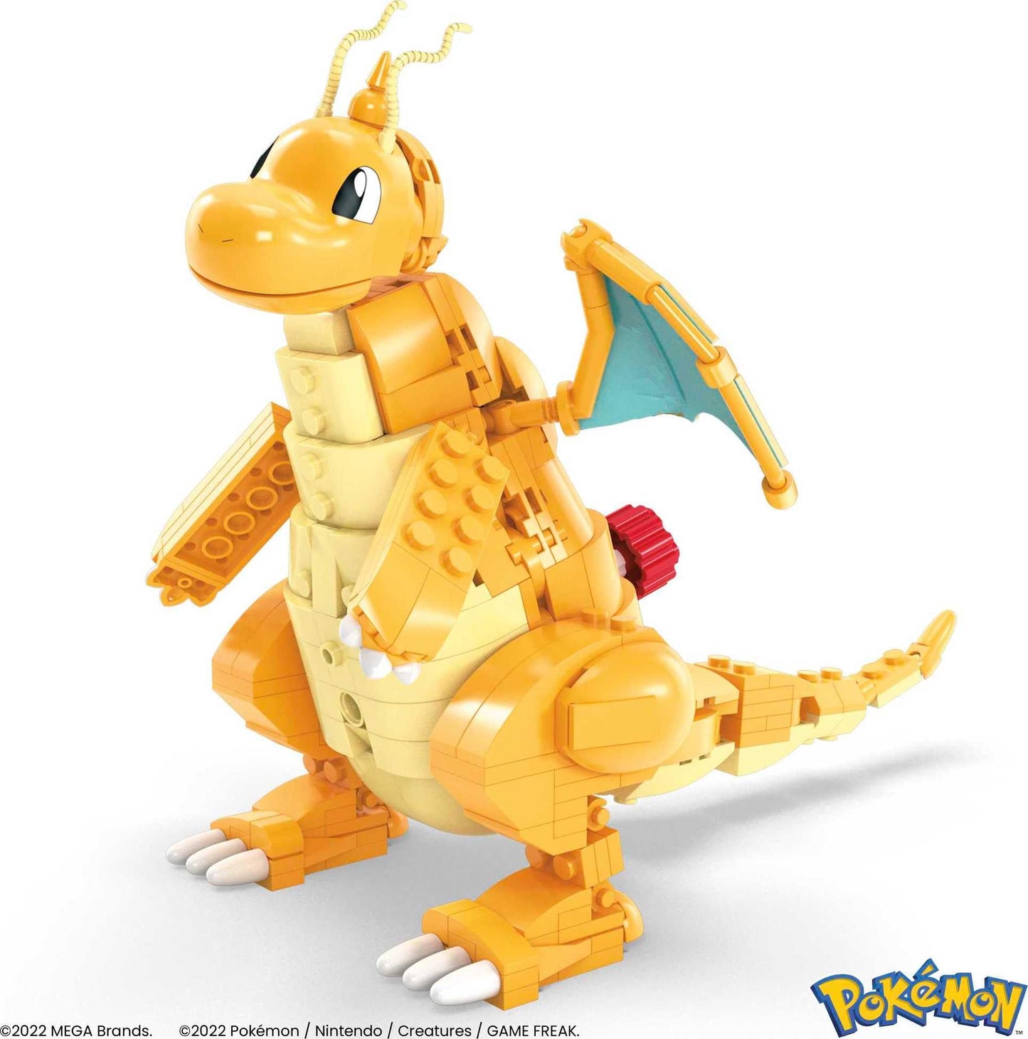 MEGA Pokémon Dragonite - 388-piece building set to construct and activate the wings with a crank, for kids ages 8 and up, HKT25
