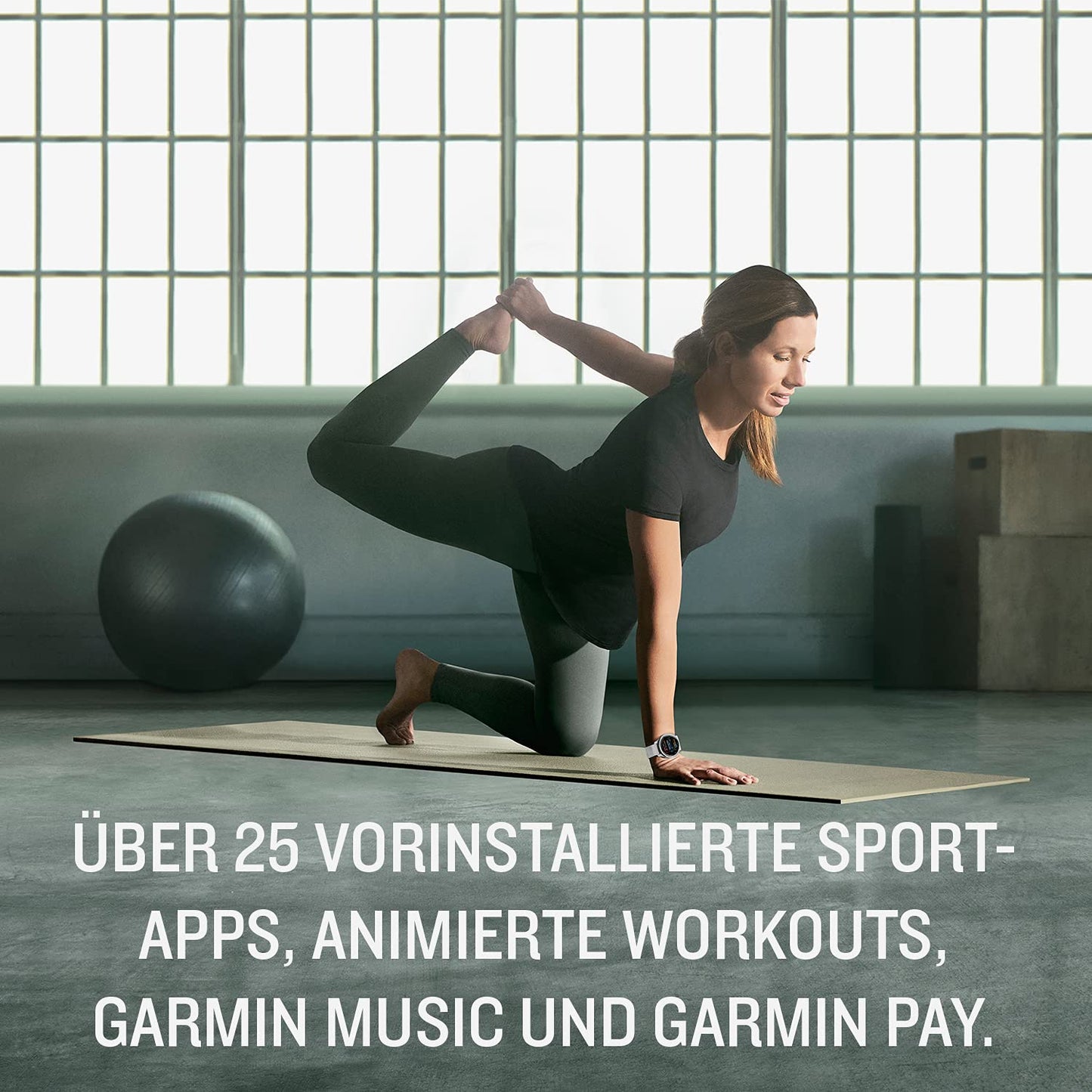 Garmin Venu 2S - slim GPS fitness smartwatch with sharp 1.1" AMOLED touchscreen, health features, over 25 preloaded sports apps, Garmin Music & Garmin Pay.