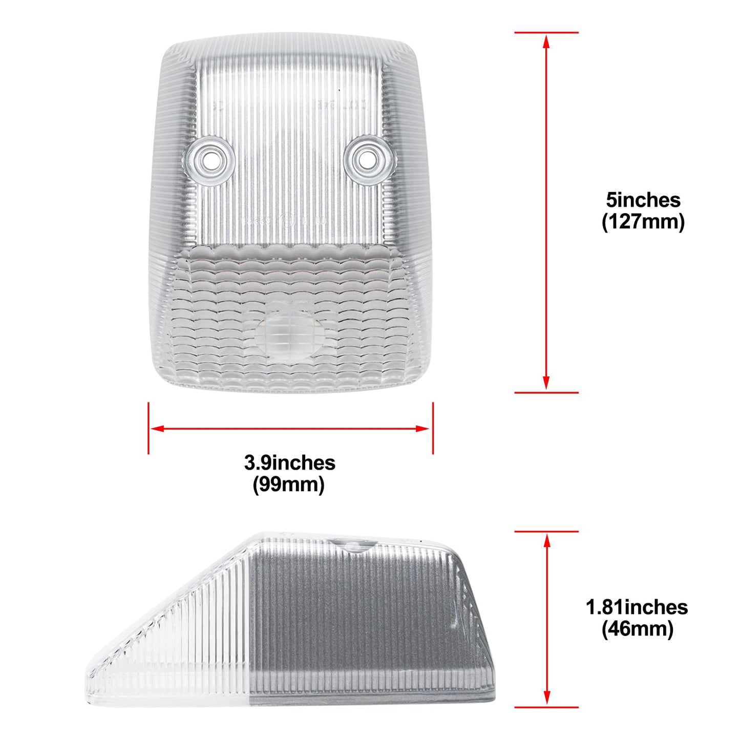 njjssjd Front turn signal lens covers for Benz G-Class W460 W461 W463, rear roof additional turn signal light housing for Benz Sprinter W901 W902 W903 W904 W906