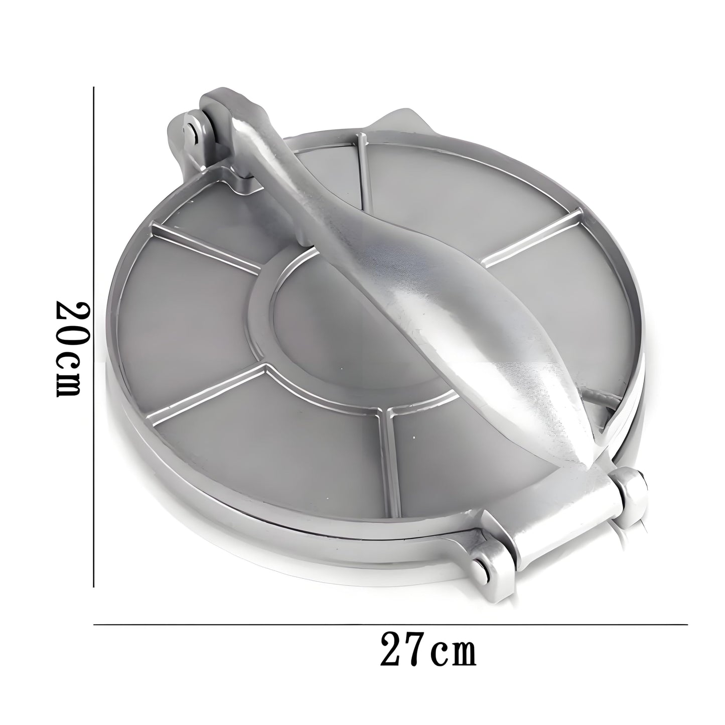 20cm Tortilla Press, Aluminium Cast Tortilla Maker, Mexican Tortilla Press, for homemade tortillas, dough press, pressure press for.
