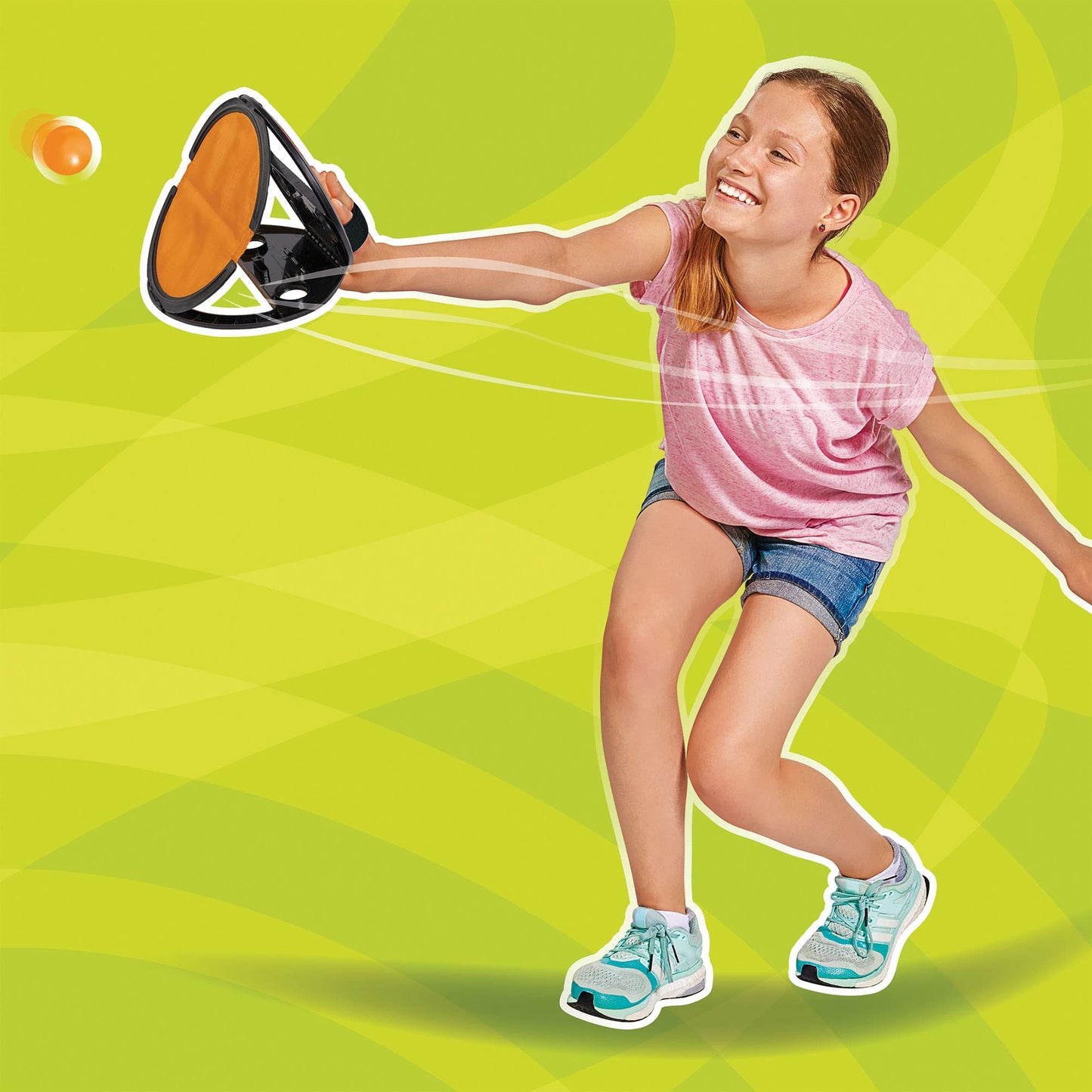Simba 107202420 - Squap catch ball game (2-pack), outdoor ball game (beach, garden, outdoor), catch game with ball for kids aged 6 and up.