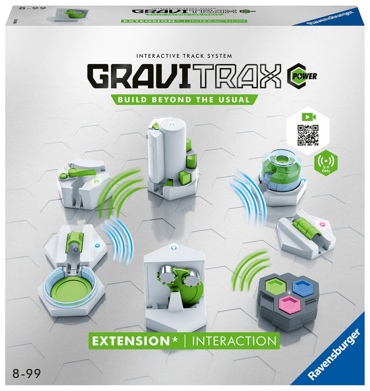 Ravensburger GraviTrax POWER Starter Set XXL for kids aged 8+ & Ravensburger GraviTrax POWER Expansion Interaction. Electronic accessories for spectacular marble runs, for kids aged 8+.