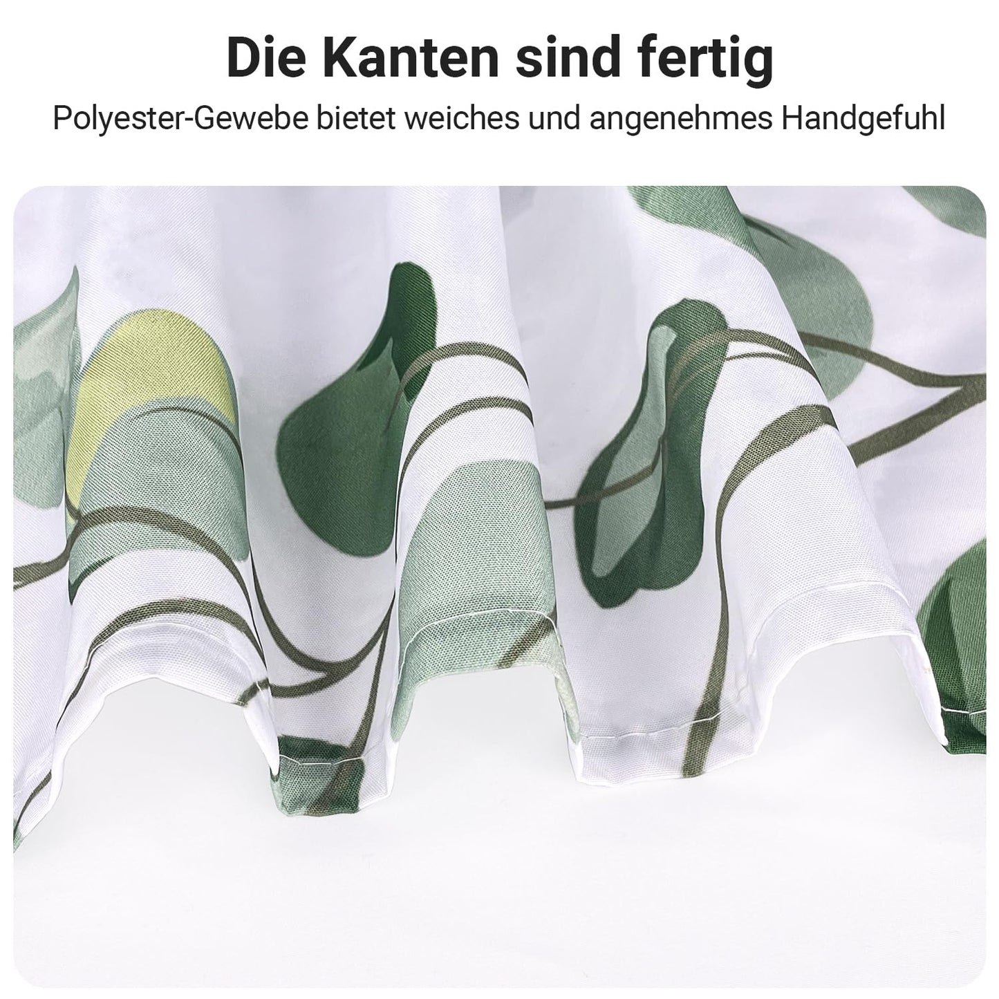 Lerores shower curtain 180x180 anti-mold textile shower curtains, leaf waterproof, weighted hem, washable, fabric shower curtain for bathroom and bathtub with 12 hooks.