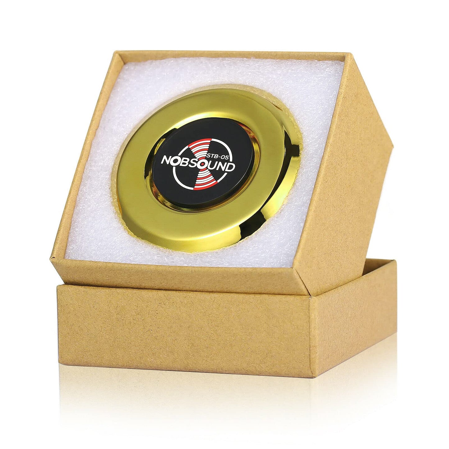 Turntable Disc Record Weight Stabilizer - Nobsound Record Weight Clamp Stabilizer in pure brass for LP Turntable Record Player (STB-05) (Gold)