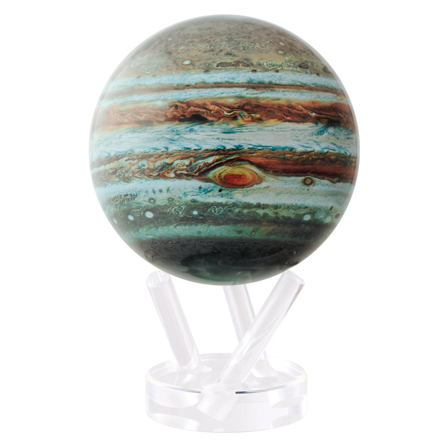 MOVA Jupiter Space Series 4.5-inch with base, solar-powered rotating globe, unique gift and decoration for home or office for men, women, children