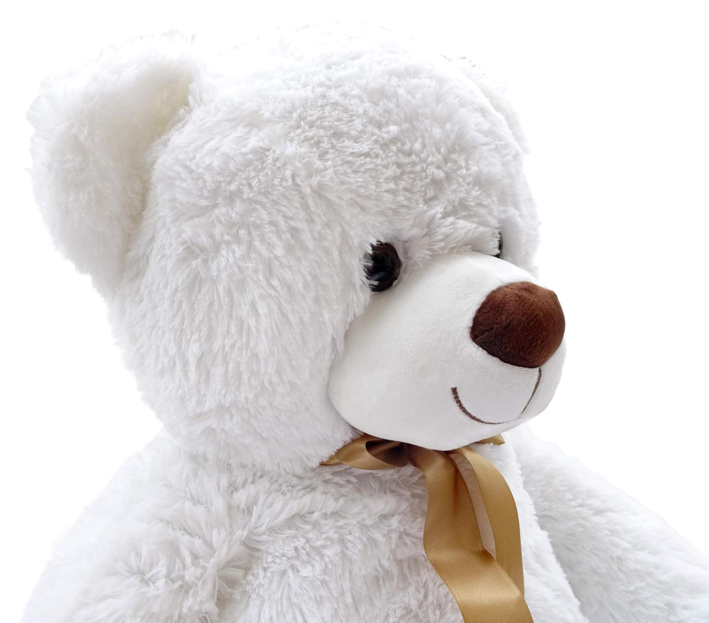 Wagner 9049 - Giant XXL Teddy Bear 100 cm in White - Plush Bear Cuddly Toy Teddy White Bear